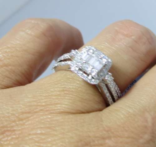 ***IN STOCK***CERTIFIED VALUE R49 300!!!*** 1.26CT DIAMOND BRIDAL ENGAGEMENT WEDDING RING BAGUETTE
