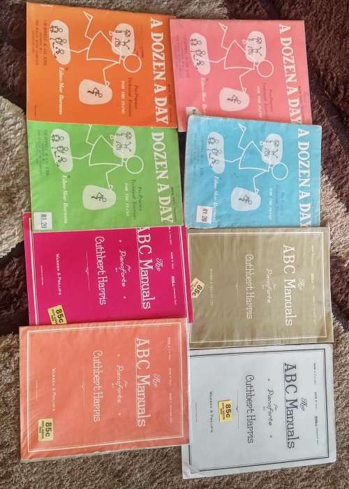 4 Dozen a Days and 4 ABC Manuals Practice music books