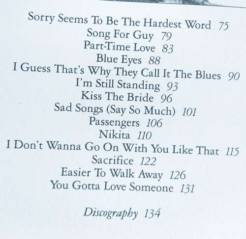 The very best of Elton John - Medium difficulty