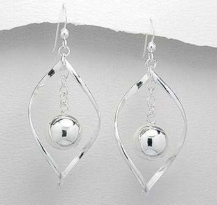 "IN STOCK!!"  Solid 925 Sterling Silver Earrings