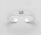 "IN STOCK!!"  Solid 925 Sterling Silver Toe ring