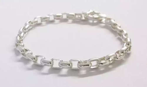 **IN STOCK!!**HEAVY!! BOUCHER STERLING SILVER BRACELET WITH SIGNORETTI CLASP