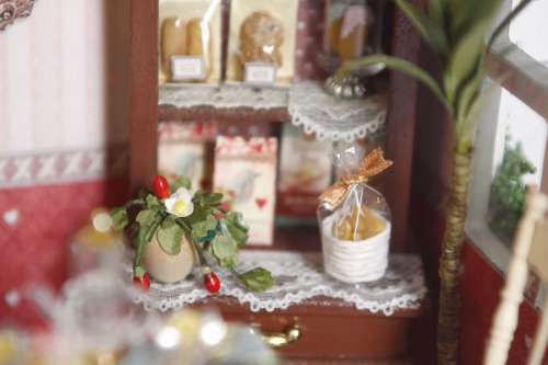 "IN STOCK" DIY Wooden 3D Dollhouse Romantic Scene Sweet Time Kits With Furniture X-Mas Gift