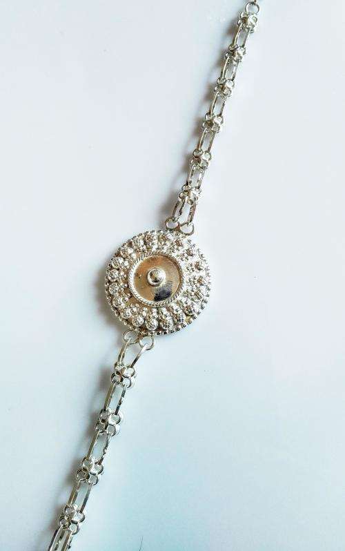 ***IN STOCK*** 11.7 GRAM SOLID 925 STERLING SILVER BRACELET HANDMADE IN MUSCAT, OMAN.