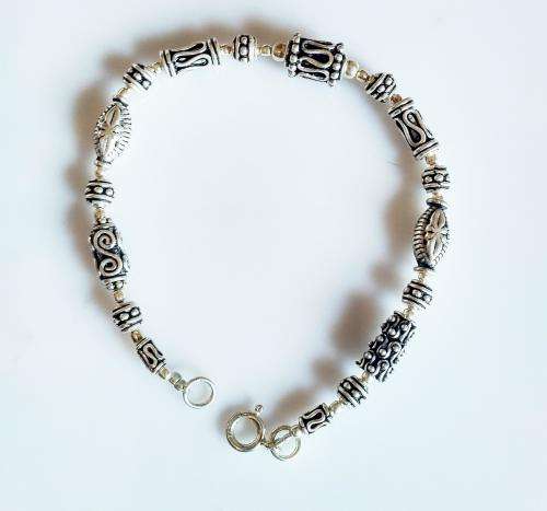 ***IN STOCK*** 16 GRAM SOLID 925 STERLING SILVER BRACELET HANDMADE IN MUSCAT, OMAN.