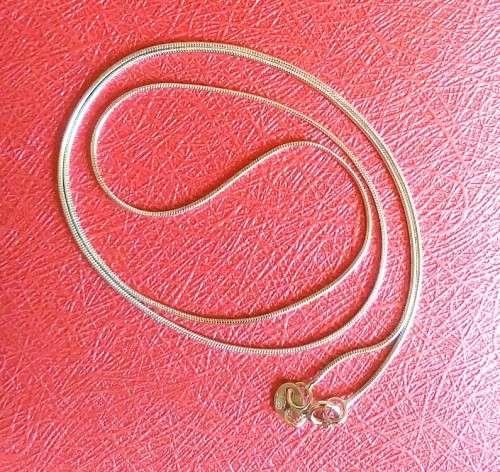 "IN STOCK" Solid 925 45 cm sterling silver chain