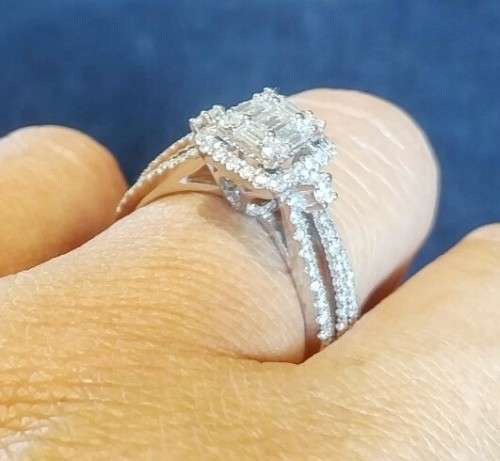 ***IN STOCK***CERTIFIED VALUE R49 300!!!*** 1.26CT DIAMOND BRIDAL ENGAGEMENT WEDDING RING BAGUETTE