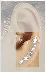 ***IN STOCK!!*** SOLID STERLING SILVER EAR PINS