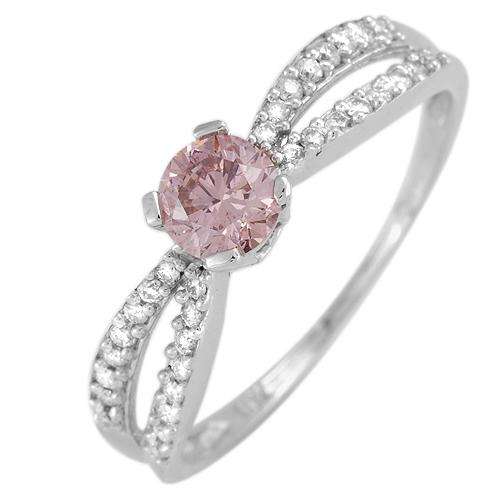 RARE!!! High Quality Brand New Ring With 0.65ctw Genuine Clean Diamonds in White Gold
