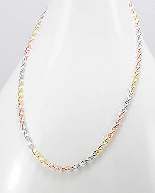 **R1 199** Solid Sterling 925 silver with rose gold and yellow gold plating!!