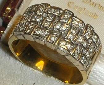 **R12 000** 9CT SOLID GOLD REAL .40CT DIAMOND ETERNITY RING