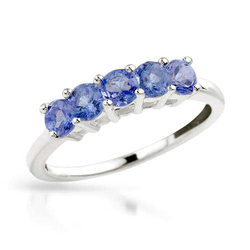***R3 500*** 0.95ctw Genuine Tanzanites Made in 925 Sterling silver- Size 7