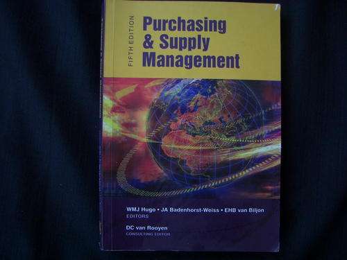 Purchasing and Supply Management 5th edition