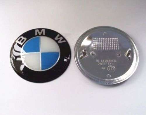 BMW Bonnet/Boot Badge Emblem 82mm hood  E60 E90 E46 E39 3 5 7 1 X Z E91 X3 X5