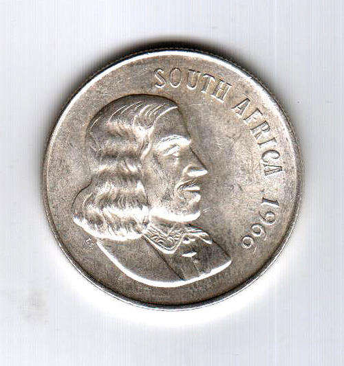 R1 Silver Uncirculated Jan Van Riebeeck 1966 Coin