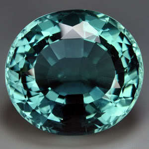 30.95ct. STUNNING PALE BLUE BERYL OVAL LOOSE GEM