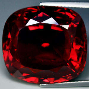 30.35ct.AWESOME BLOOD RED RUBY CUSHION GEM