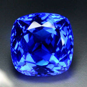 16.75ct.AWESOME TANZANITE BLUE QUARTZ CUSHION GEMSTONE