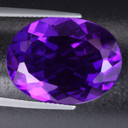 17.80 CT. BEAUTIFUL TOP PURPLE OVAL SHAPE AMETHYST AAA