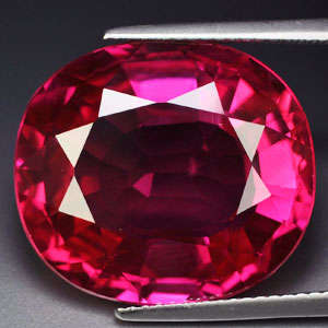 27.00ct.AWESOME PINK RED RUBY OVAL GEM