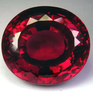 28.45ct.AWESOME BLOOD RED RUBY OVAL LOOSE GEM