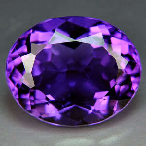 14.20ct.AWESOME PURPLE AFRICAN AMETHYST OVAL GEMSTONE