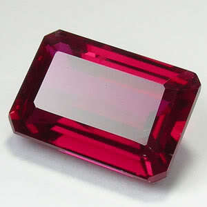 18.85ct AWESOME BLOOD RED RUBY OCTAGON GEMSTONE