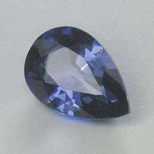 3.40ct. CORNFLOWER BLUE SAPPHIRE PEAR GEM