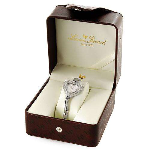 ***R9000*** LUCIEN PICCARD 26951SL Brand New Gorgeous Watch With Genuine Crystals