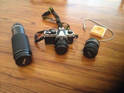 Nikon FM2 + lenses + extras