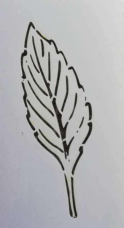 Stencil Leaves