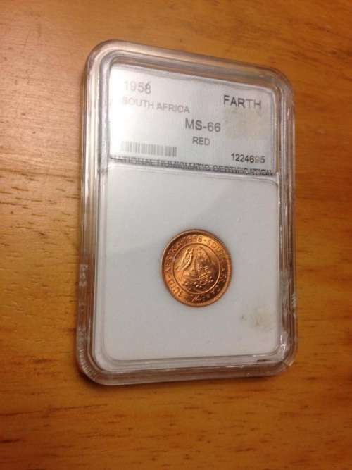 MS 66 1958 Quarter Penny/Farthing
