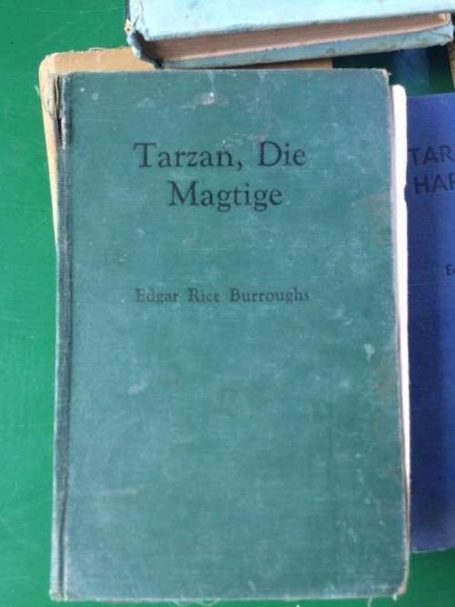 Rare 11 First edition Tarzan books in Afrikaans(1948)bid per book to take lot.