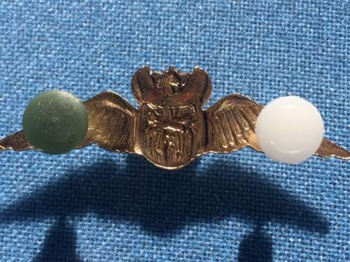 SAAF Gold mess dress brevet/wing 1000 flying hours flight time