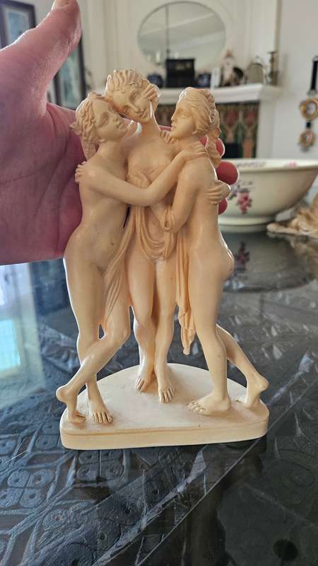 A. Santini `three graces` statuette