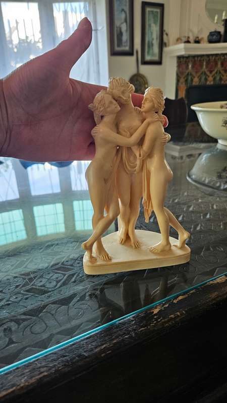 A. Santini `three graces` statuette