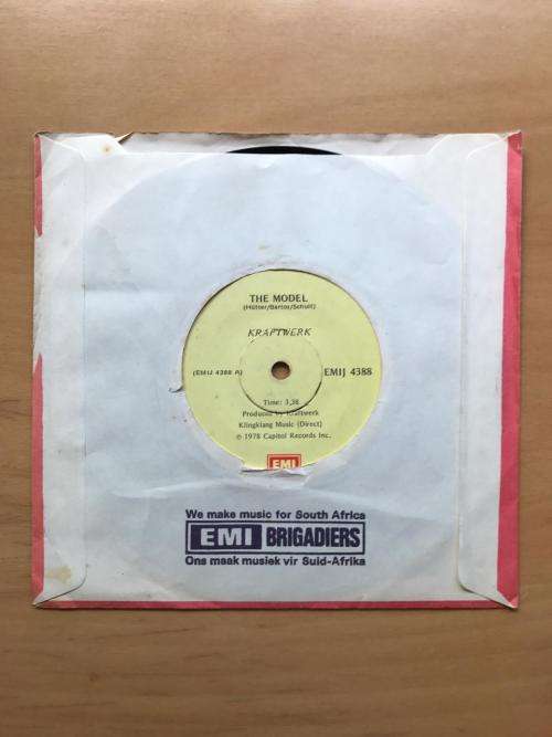 Kraftwerk - The model 7` single (VG- / VG-)