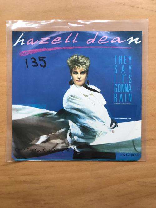 Hazell Dean - They say it`s gonna rain 7` single (VG / VG+)