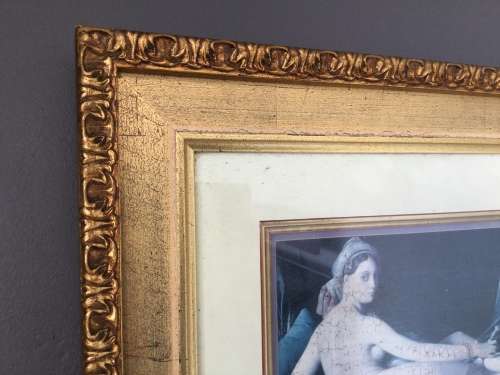 gilded framed print