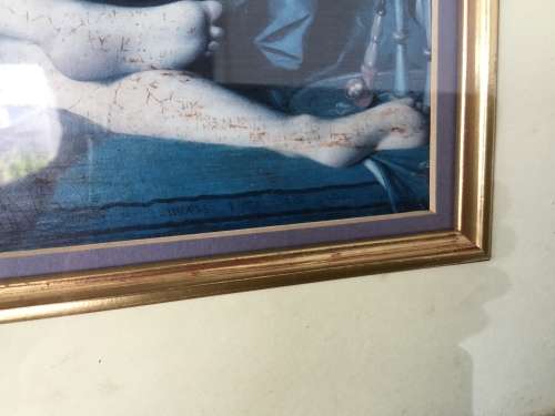 gilded framed print