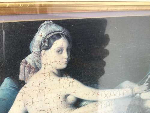 gilded framed print