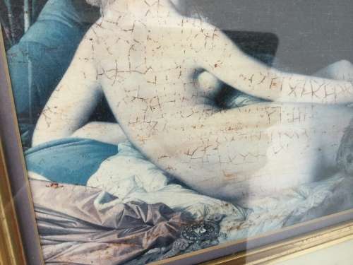 gilded framed print