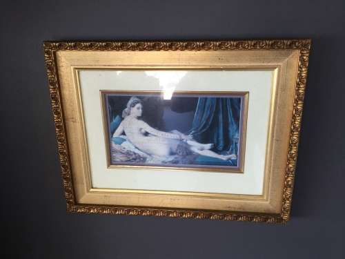 gilded framed print