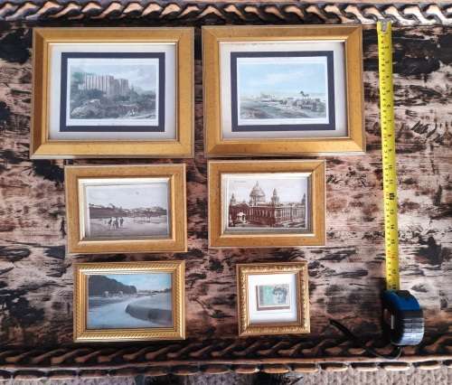 6 gilt frames