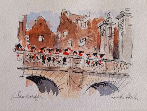 origanal water colour by known English artist