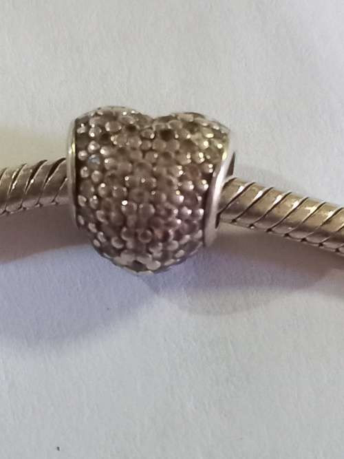 Pandora Bracelet and Charm 18cm