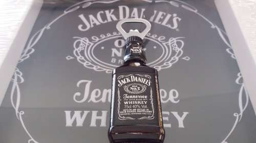 Collectible Jack Daniels Bottle Opener / Fridge Magnet