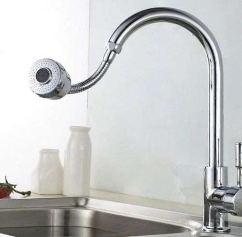 360 Degree movable Rotatable flexable Faucet adapter extension nozzle