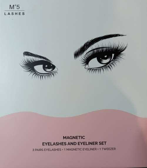 Magnetic eyelash and eyeliner with tweezser kit Mo5