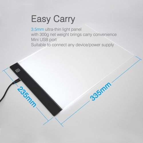 LED Copy draw Board just bigger than A4 size